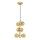 Brilagi - LED Hanglamp aan een koord MILLA 6xG9/3W/230V goud