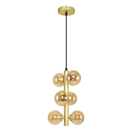 Brilagi - LED Hanglamp aan een koord MILLA 6xG9/3W/230V goud