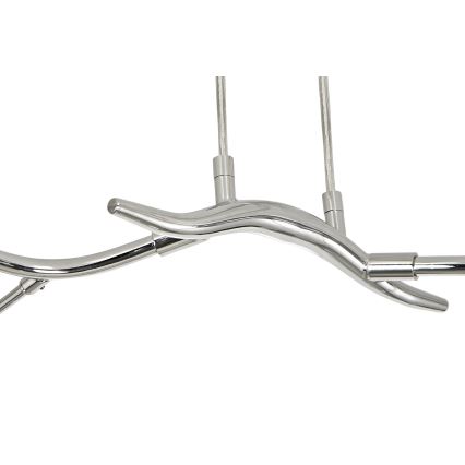 Brilagi - LED Hanglamp aan een koord MISTEL 6xG9/3W/230V glanzend chroom/gerookt