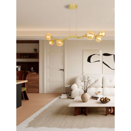 Brilagi - LED Hanglamp aan een koord MISTEL 6xG9/3W/230V goud