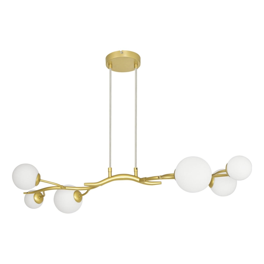 Brilagi - LED Hanglamp aan een koord MISTEL 6xG9/3W/230V goud/wit
