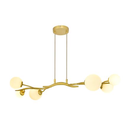 Brilagi - LED Hanglamp aan een koord MISTEL 6xG9/3W/230V goud/wit