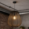 Brilagi - LED-hanglamp aan kabel ARVEN 1xE27/8W/230V Ø 37 cm zwart