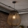 Brilagi - LED-hanglamp aan kabel ARVEN 1xE27/8W/230V Ø 37 cm zwart