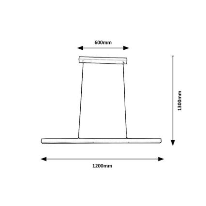 Brilagi - LED-hanglamp aan kabel AXIS LED/30W/230V wit