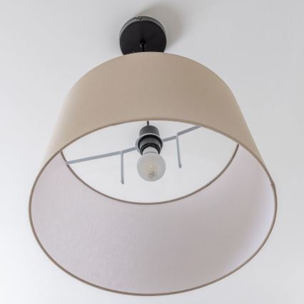 Brilagi - LED-hanglamp aan kabel CERIA 1xE27/40W/230V Ø 45 cm beige