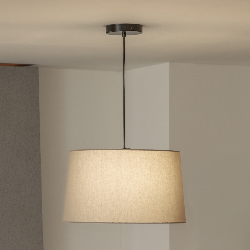 Brilagi - LED-hanglamp aan kabel CERIA 1xE27/40W/230V Ø 45 cm beige