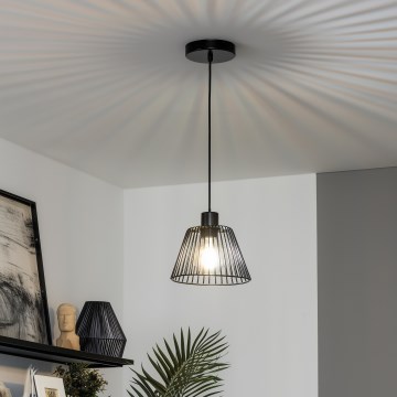 Brilagi - LED-hanglamp aan kabel CERIA WIRE 1xE27/40W/230V Ø 21 cm zwart