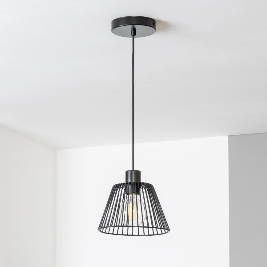 Brilagi - LED-hanglamp aan kabel CERIA WIRE 1xE27/40W/230V Ø 21 cm zwart