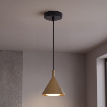 BRILAGI - LED Hanglamp aan kabel CONE SINGLE 1xGX53/15W/230V goudkleurig