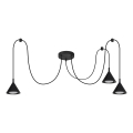 BRILAGI - LED Hanglamp aan kabel CONE TRIPLE SPIDER 3xGX53/15W/230V zwart