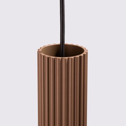 Brilagi - LED-hanglamp aan kabel CRESTO 1xGU10/10W/230V bruin