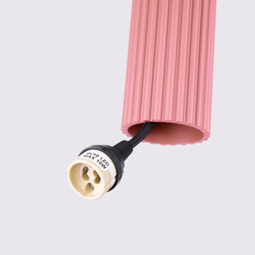 Brilagi - LED-hanglamp aan kabel CRESTO 1xGU10/10W/230V roze