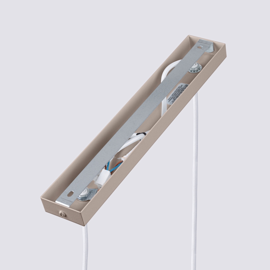 Brilagi - LED-hanglamp aan kabel CRESTO 2xGU10/10W/230V taupe