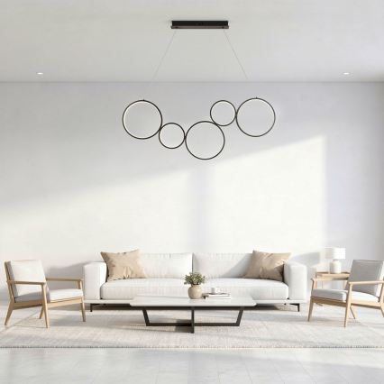 Brilagi - LED-hanglamp aan kabel ECHO LED/60W/230V 4000K 100 cm zwart
