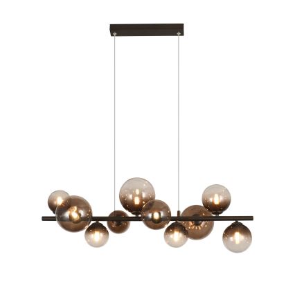 Brilagi - LED-hanglamp aan kabel MILLA 10xG9/3W/230V bruin/rookbruin