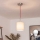 Brilagi - LED-hanglamp aan kabel NUBILA 1xE27/60W/230V Ø 14 cm rood/crème