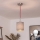 Brilagi - LED-hanglamp aan kabel NUBILA 1xE27/60W/230V Ø 14 cm rood/grijs