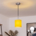 Brilagi - LED-hanglamp aan kabel NUBILA 1xE27/60W/230V Ø 14 cm zwart/geel