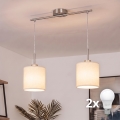 Brilagi - LED-hanglamp aan kabel NUBILA 2xE27/60W/230V crèmekleurig