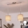 Brilagi - LED-hanglamp aan kabel NUBILA 2xE27/60W/230V lichtbruin