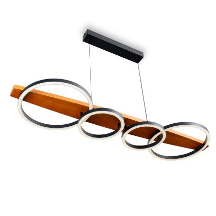 BRILAGI - LED hanglamp aan kabel PLANK LED/35W/230V 4000K 30x100 cm hout