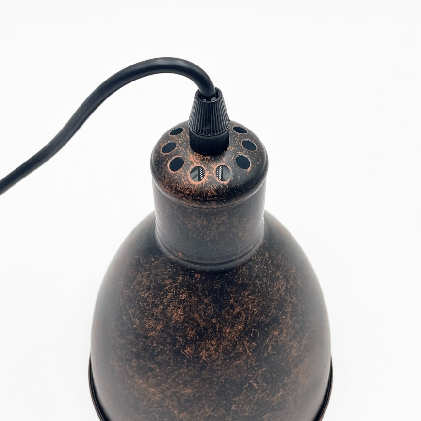 Brilagi - LED-hanglamp aan kabel RIDDY 1xE27/60W/230V koper/patina