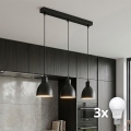 Brilagi - LED hanglamp aan kabel RIDDY 3xE27/60W/230V zwart