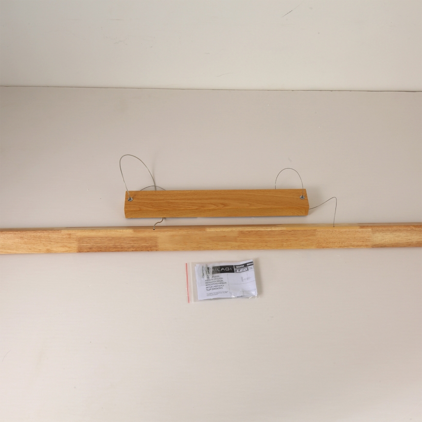 Brilagi - LED-hanglamp aan kabel UMEA WOOD LED/40W/230V 150 cm hout