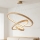 Brilagi - LED-hanglamp aan kabel UMEA WOOD LED/45W/230V Ø 60 cm hout