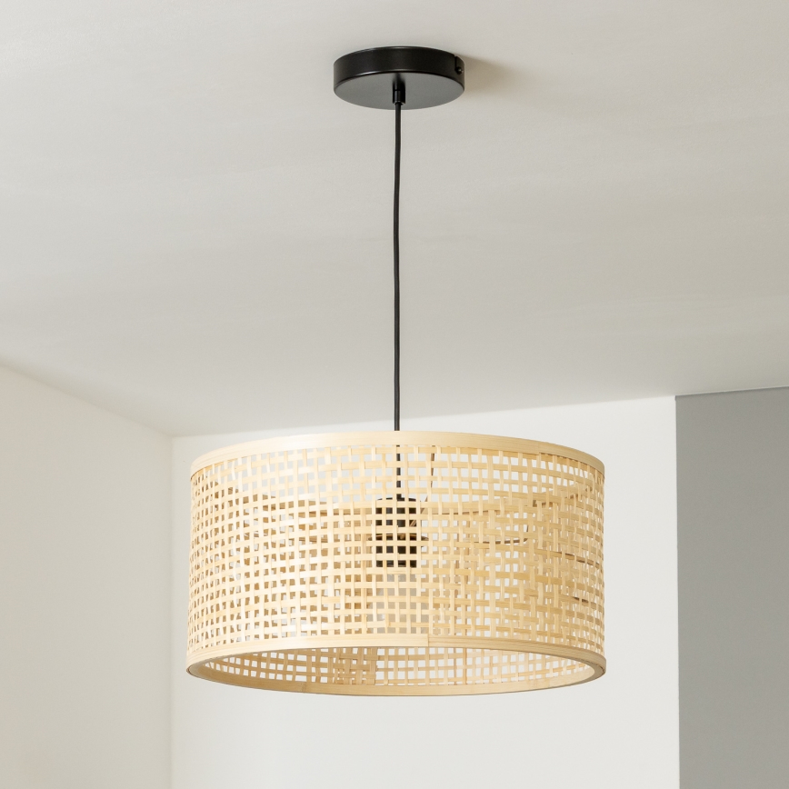 Brilagi - LED-hanglamp aan snoer CERIA BOHO 1x E27/40W/230V, Ø 25 cm, bamboe