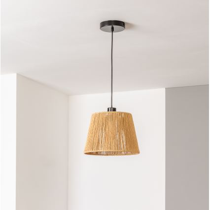 Brilagi - LED-hanglamp aan snoer CERIA BOHO 1xE27/40W/230V Ø 28 cm bruin