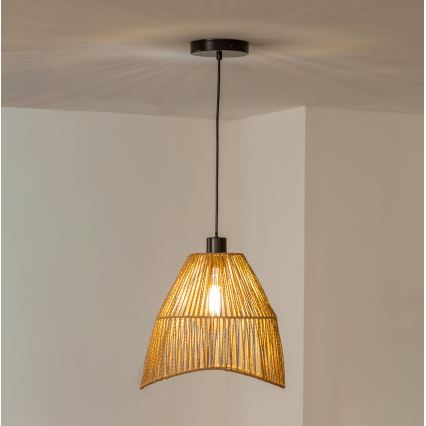 Brilagi - LED-hanglamp aan snoer CERIA BOHO 1xE27/40W/230V Ø 30 cm bruin