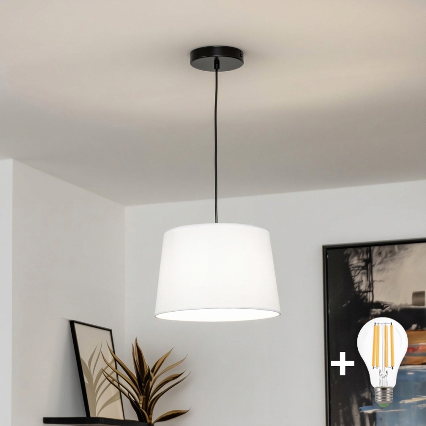 Brilagi - LED-hanglamp CERIA met kabel 1xE27/40W/230V Ø 30 cm wit