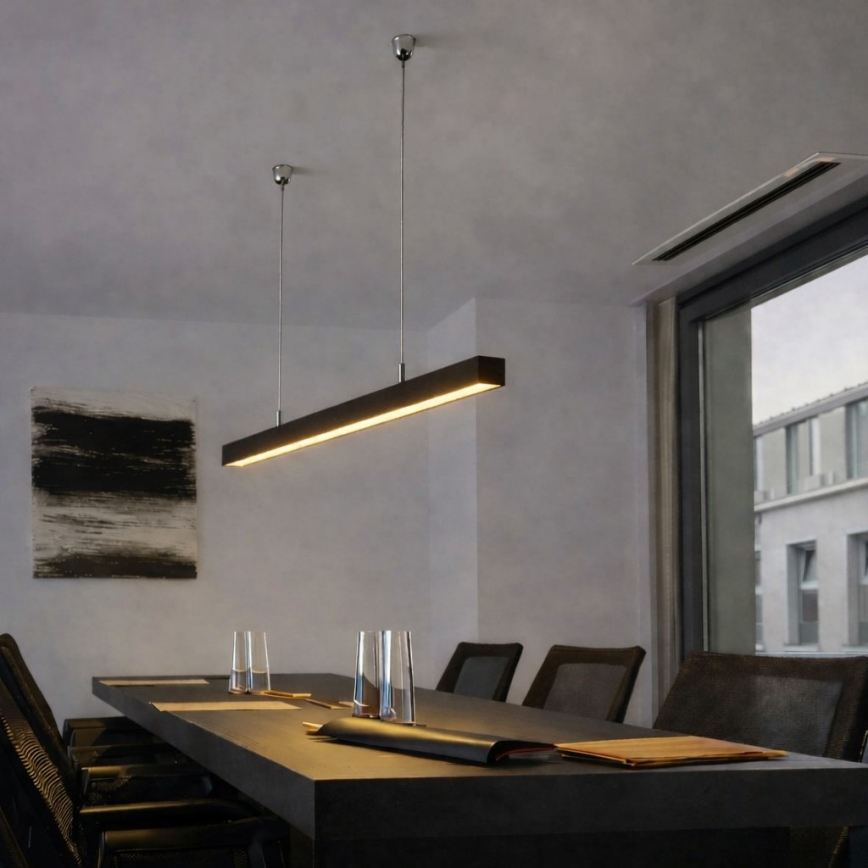 Brilagi - LED-hanglamp FULLDAY LED/20/30/40W/230V 2700/4000/6000K 120 cm zwart
