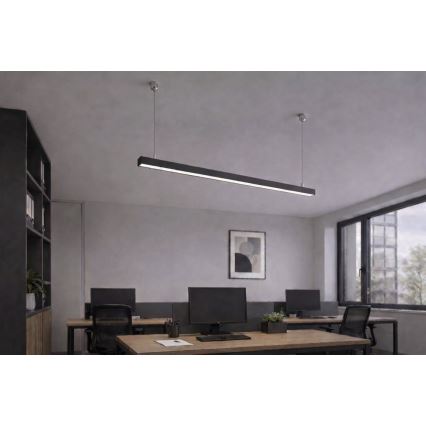 Brilagi - LED-hanglamp FULLDAY LED/20/30/40W/230V 2700/4000/6000K 120 cm zwart