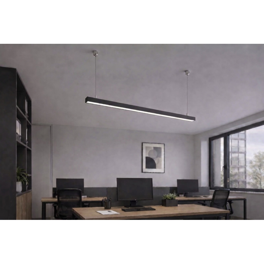 Brilagi - LED-hanglamp FULLDAY LED/20/30/40W/230V 2700/4000/6000K 120 cm zwart