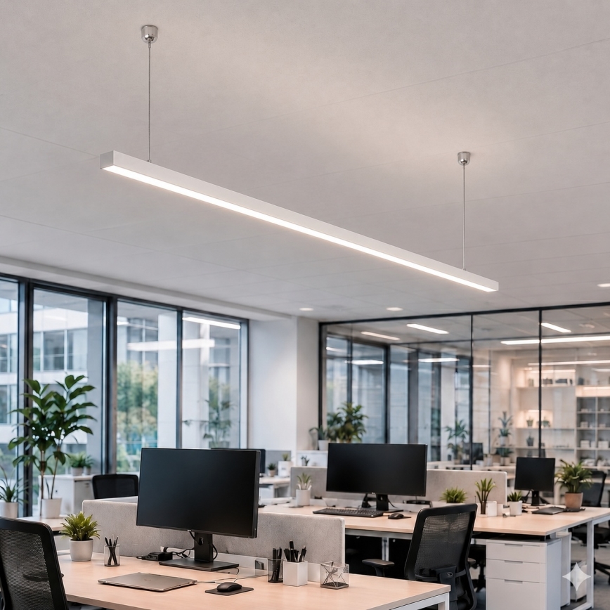 Brilagi - LED hanglamp FULLDAY LED/30/40/50W/230V 2700/4000/6000K 150 cm wit