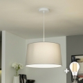Brilagi - LED-hanglamp met kabel CERIA 1xE27/40W/230V Ø 45 cm grijs