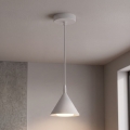 BRILAGI - LED Hanglamp met kabel CONE SINGLE 1xGX53/15W/230V wit