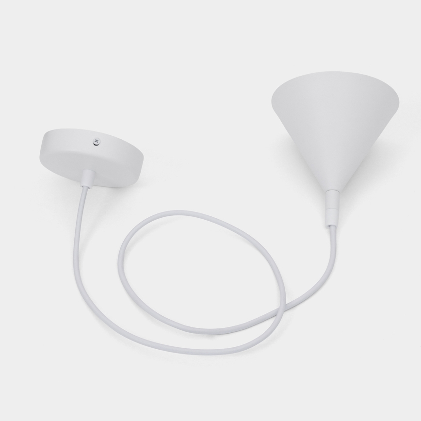 BRILAGI - LED Hanglamp met kabel CONE SINGLE 1xGX53/15W/230V wit