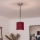 Brilagi - LED-hanglamp met kabel NUBILA 1x E27/60W/230V Ø 14 cm zwart/pompejaans rood