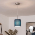 Brilagi - LED-hanglamp met kabel NUBILA 1xE27/60W/230V Ø 14 cm donkerblauw