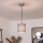 Brilagi - LED-hanglamp met kabel NUBILA 1xE27/60W/230V Ø 14 cm zwart/lichtgrijs