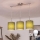 Brilagi - LED-hanglamp met kabel NUBILA 3xE27/60W/230V groen