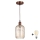Brilagi - LED-hanglamp met kabel RETRO GLASS 1xE27/60W/230V Ø 14 cm koper/rookbruin