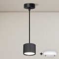 BRILAGI - LED Hanglamp met kabel STRIPY 1xGX53/15W/230V pr. 82 mm zwart