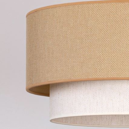 Brilagi - LED-hanglamp met snoer BOHO ECO 1xE27/10W/230V Ø 40 cm beige/crème