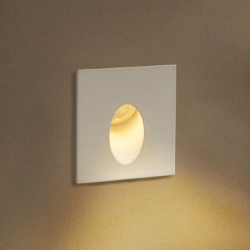 Brilagi - LED inbouwarmatuur voor buiten STAIRDOT LED/2W/230V wit IP65 vierkant