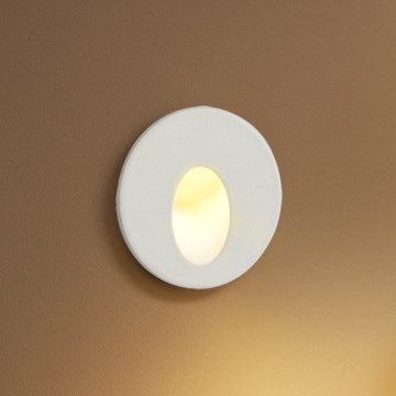 Brilagi - LED inbouwlamp voor buiten STAIRDOT LED/2W/230V wit IP65 rond